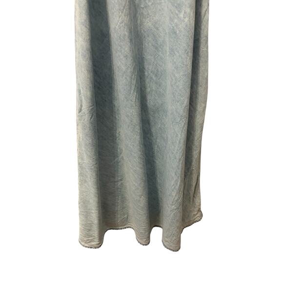 Gap Light Wash Midi Length Chambray Slip Dress M - Picture 4 of 8
